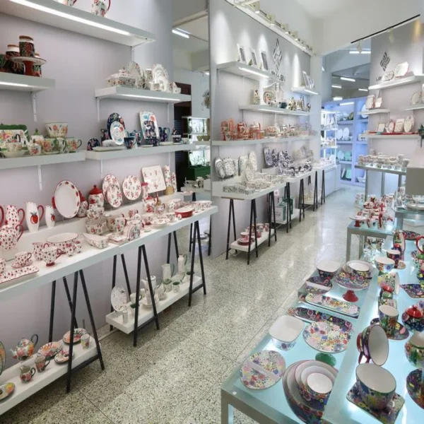 Wholesale Porcelain Dinnerware Sets for Wedding, Autumn Floral Cup Kit Custom - 画像 (2)