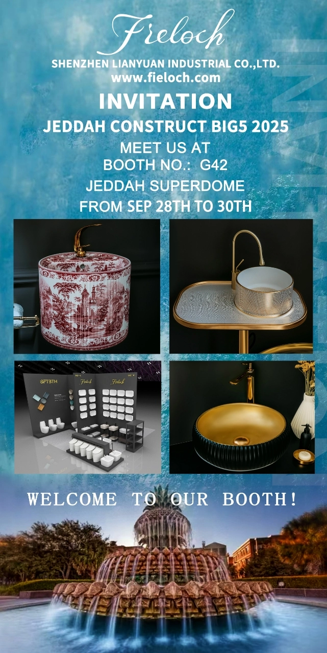 Lianyuan Jeddah Construct Big5 2025 Einladung Entdecken Sie Premium-Sanitärkeramik