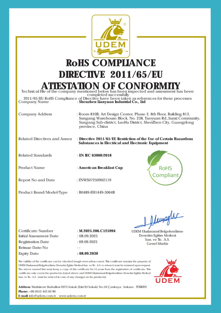 ROHS Certified Ceramic Tableware Manufacturer