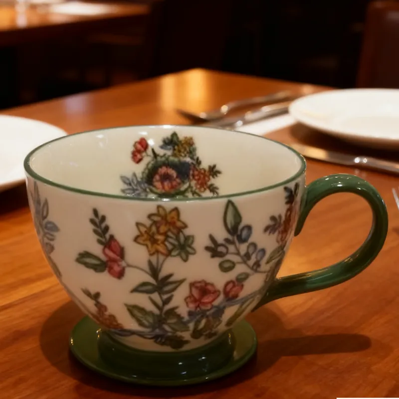 custom logo porcelain milk mug