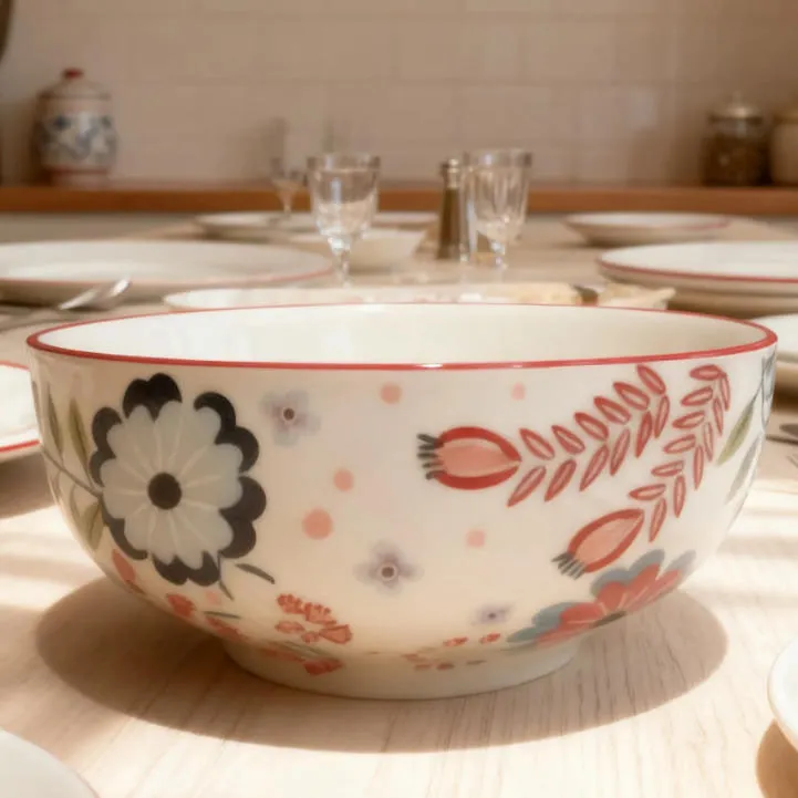 Wholesale Ceramic Cereal Bowls, Soup Bowls Porcelain Bowl Set for Salad – Bild 5