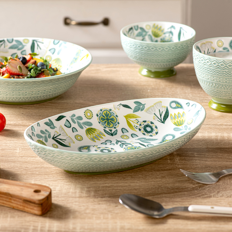 カスタム・セラミック手描きプレート