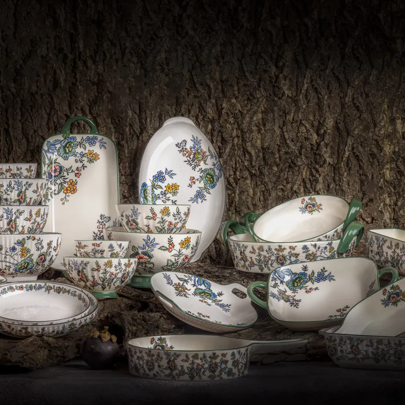 wholesale ceramic hand painted plates