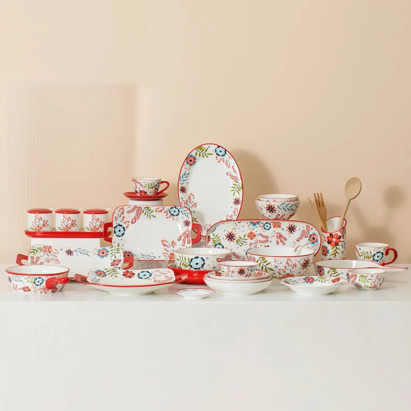 wholesale decal stoneware dinnerware