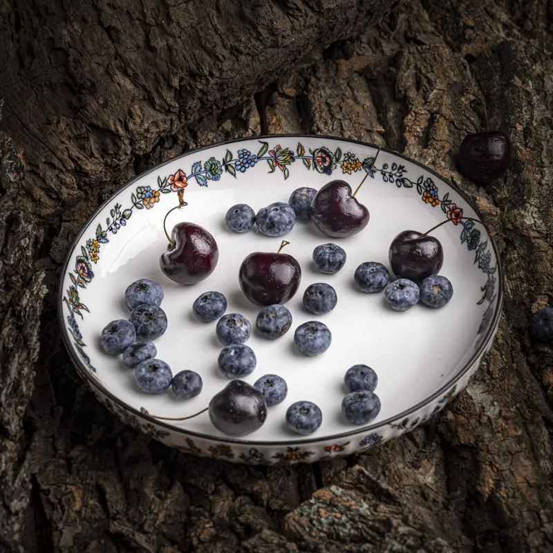 mayorista plato de cerámica pintado a mano