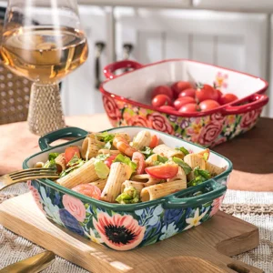 оптом ручной росписью керамические блюда для выпечки