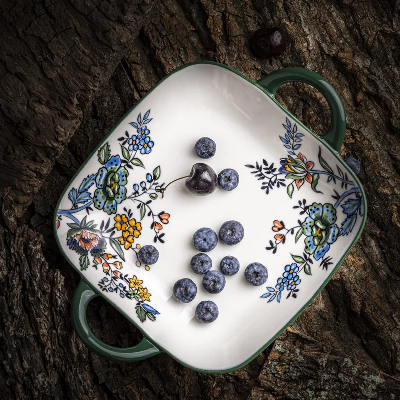 wholesale hand painted ceramic plate