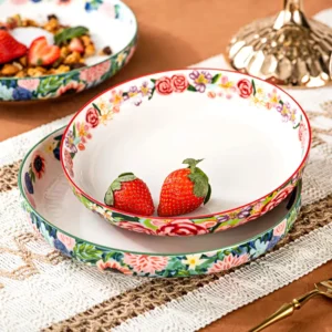 wholesale hand-painted ceramic salad bowls
