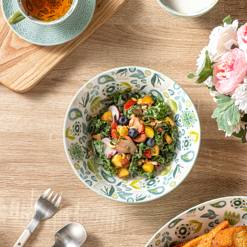 wholesale handmade ceramic fruit plate