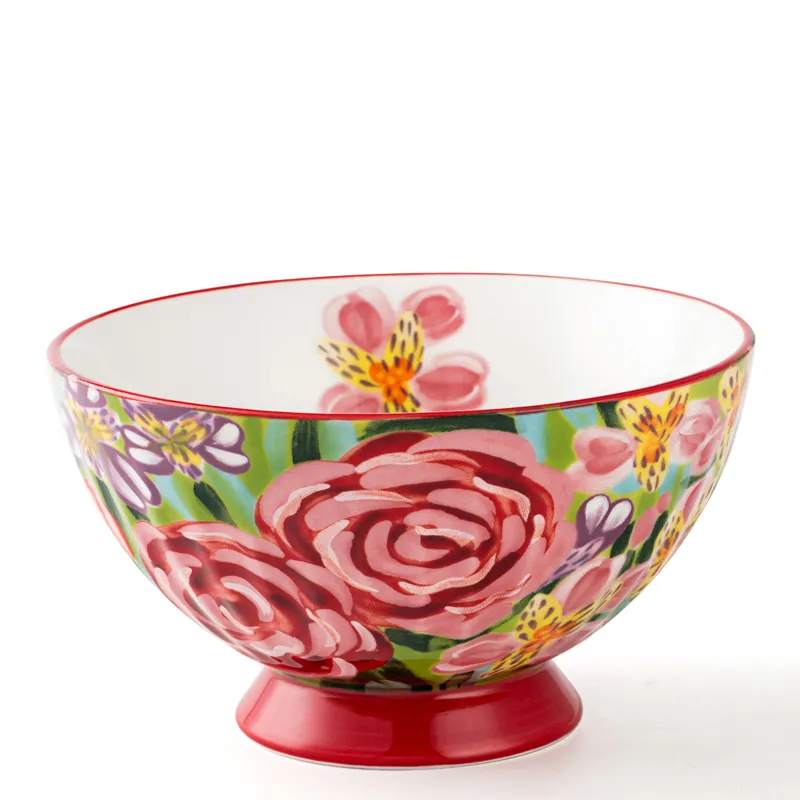 wholesale modern ceramic decal bowl