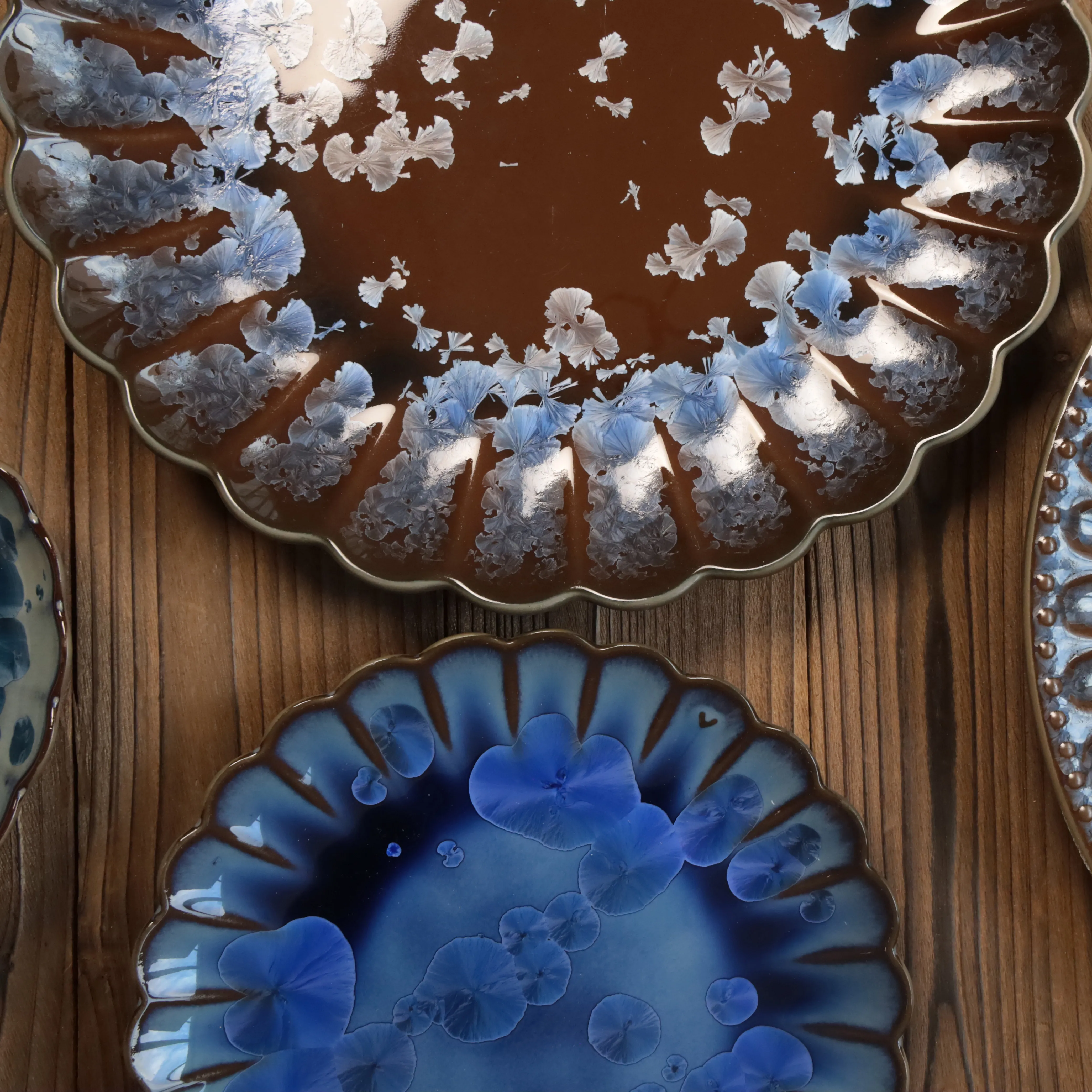 custom round ceramic charger plate in bulk