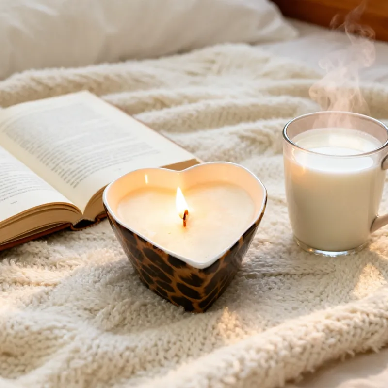 custom ceramic home decoration candle jar