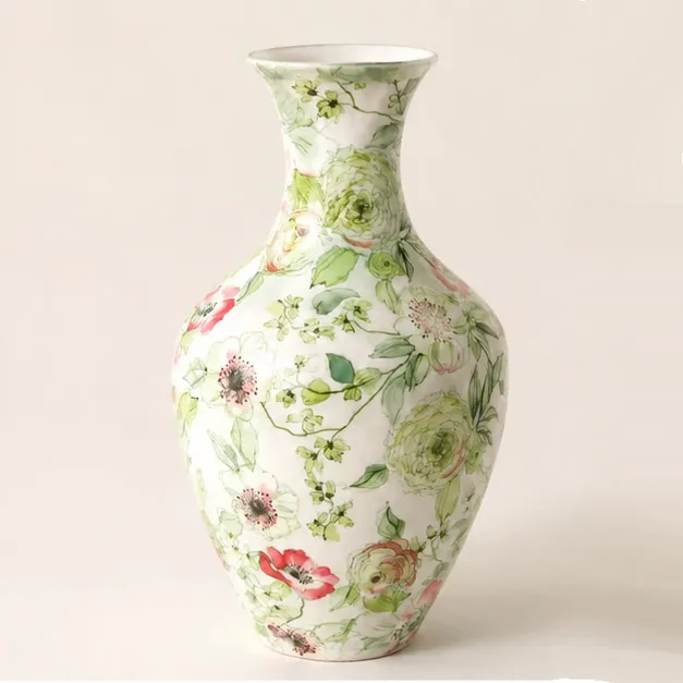 wholesale ceramic flower vase in home decor