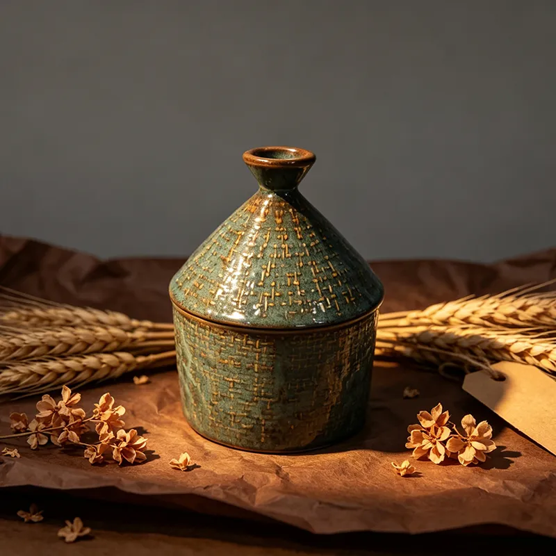 wholesale ceramic home decor creative design candle jars in bulk
