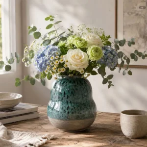 wholesale ceramic home decor flower vase supplier