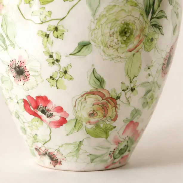 wholesale modern home decor ceramic vase in flower