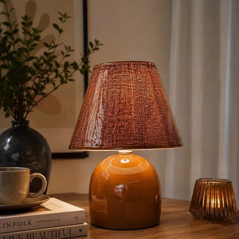 wholesale green ceramic table lamp