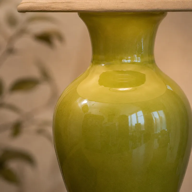 wholesale ceramic table lamp custom logo