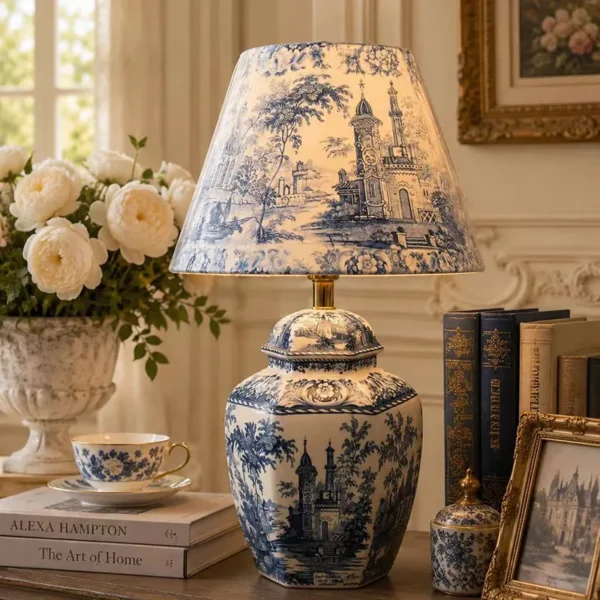 Wholesale Vintage Ceramic Table Lamps | Blue White Design