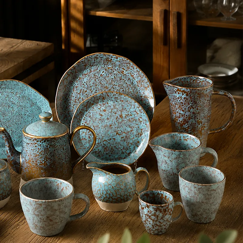 custom ceramic dinnerware reactive glaze